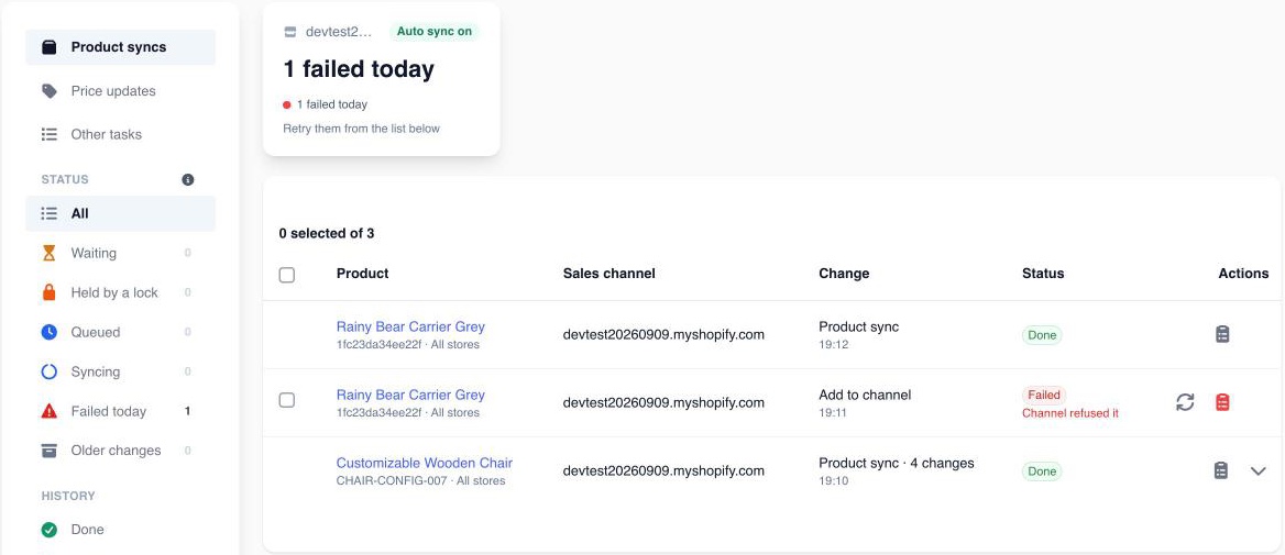The Queue, with three product changes
